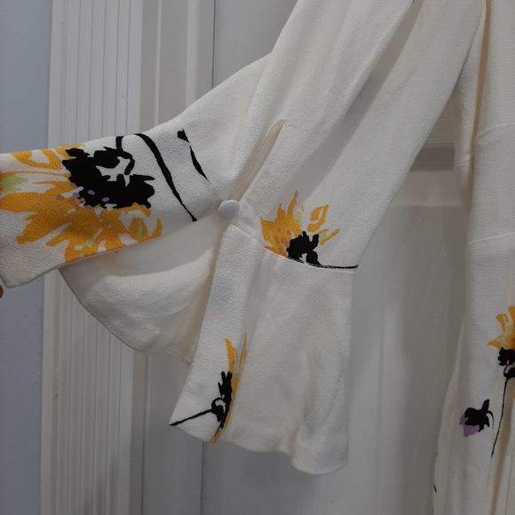 Free People Time on my Side Floral Wrap Dress - Picture 6 of 8